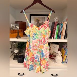 Old Navy colorful Floral Romper | L tall